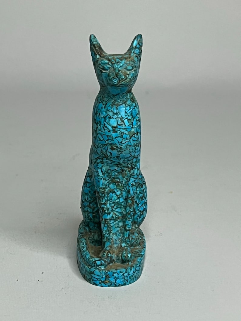 Ägyptische Katzengöttin Bastet Statue,Ancient Collectibles