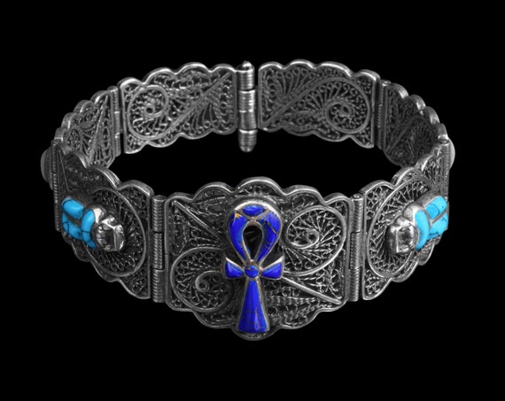 Jewelry Unique Egyptian Bracelet, Pharaonic Acces… - image 1