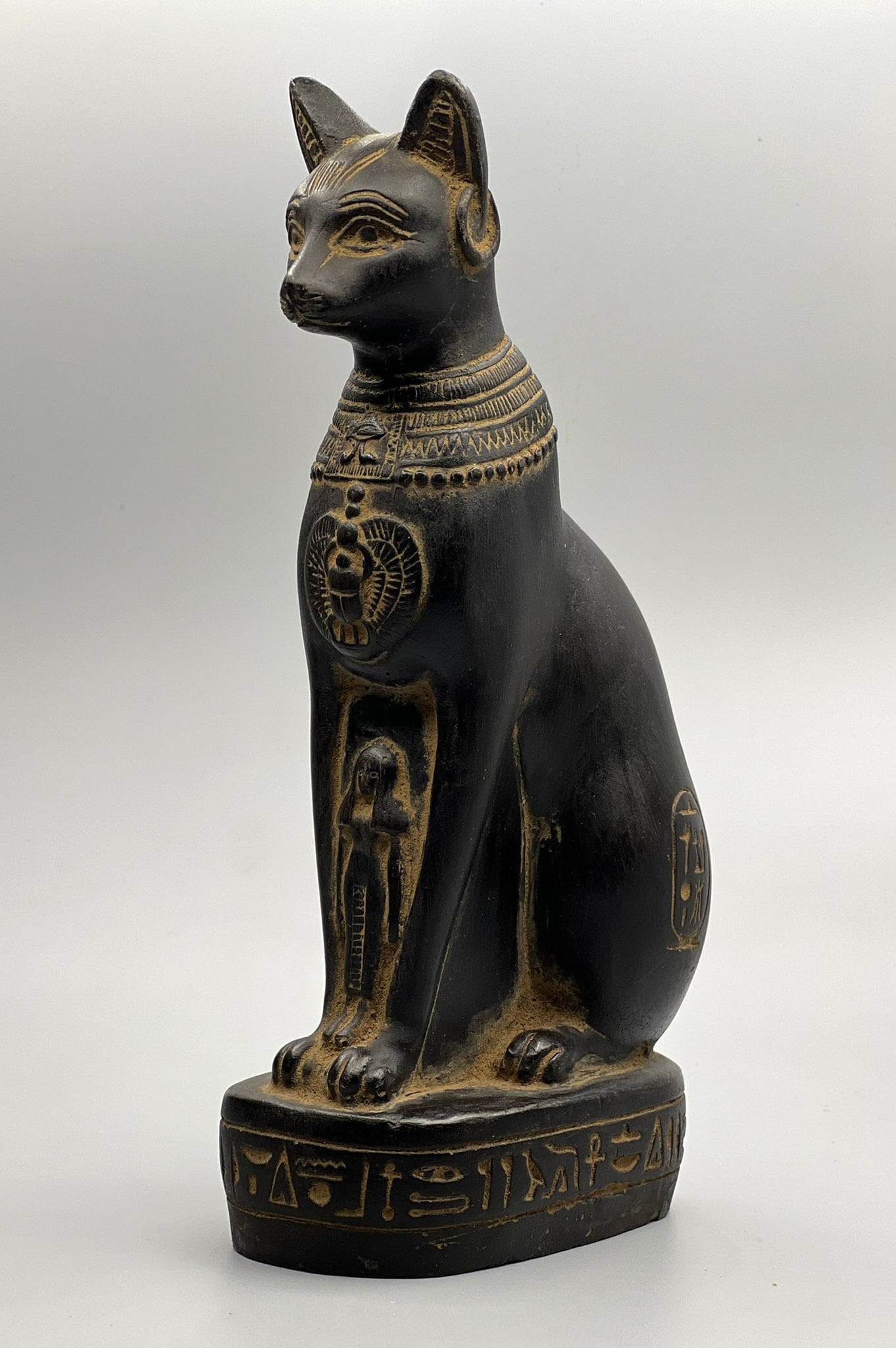 EGYPTIAN CAT BASTET Statue Antique Egypt Goddess Handmade Etsy