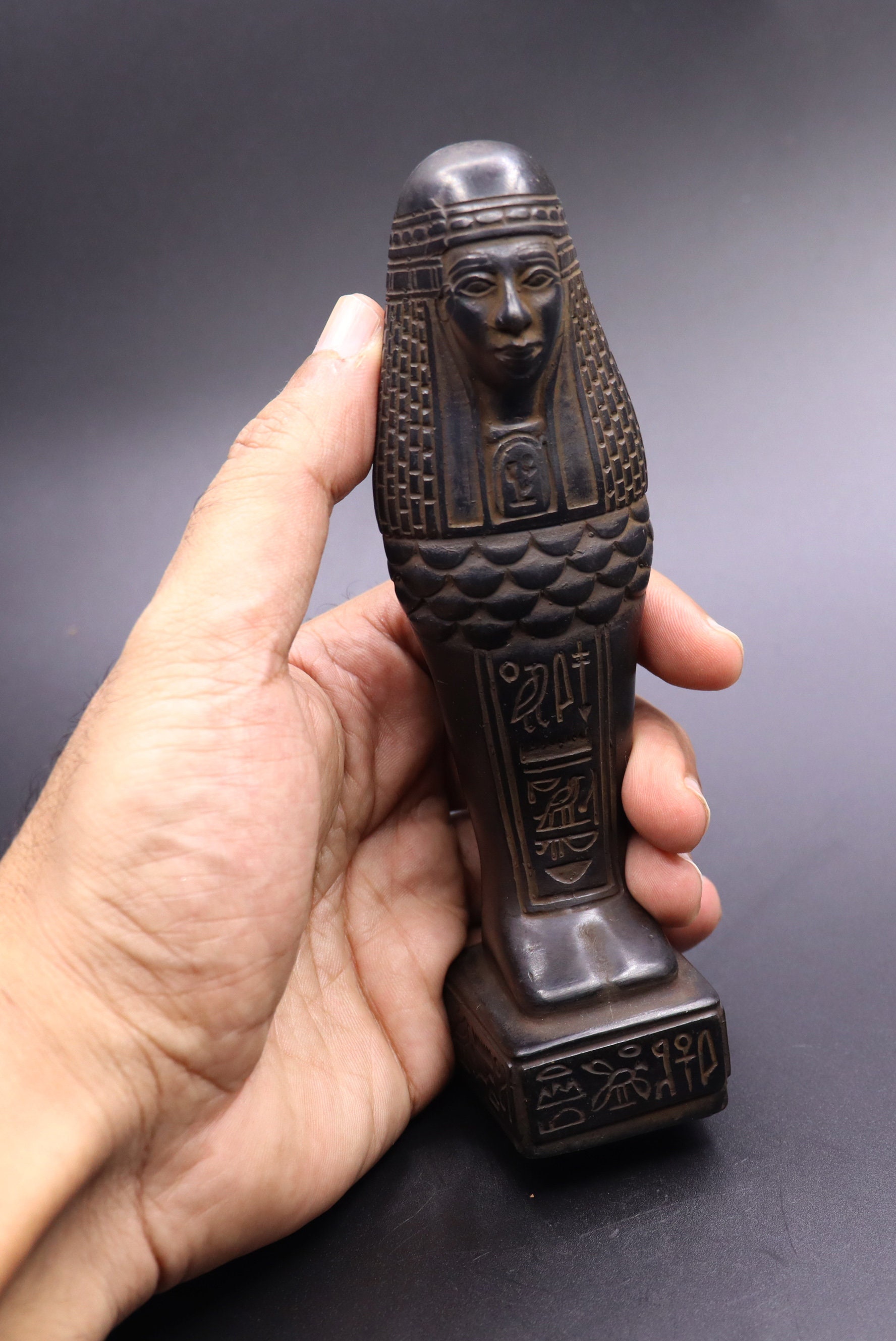 Rare ancienne amulette pharaonique égyptienne antique Ushabti