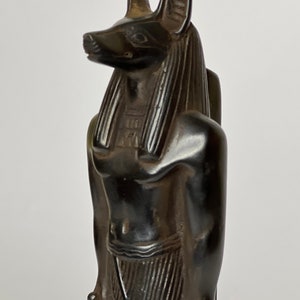 2 Egyptian Statue Anubis and Thoth Antique Ancient Egypt Gods Pharaoh ...