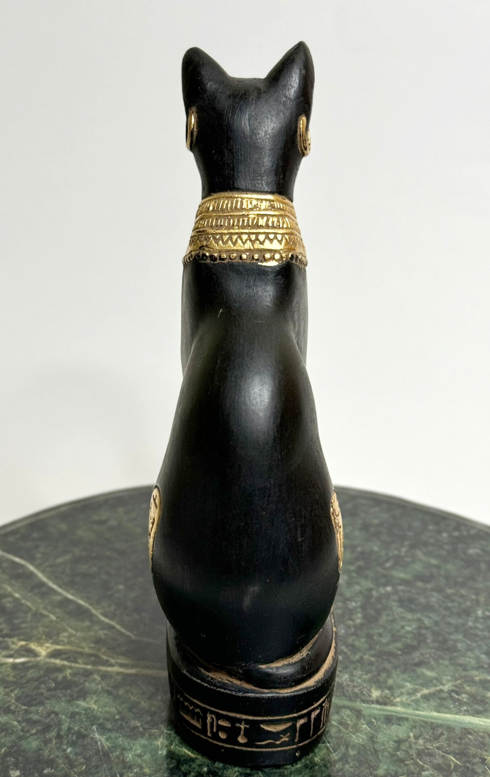 Egyptian Cat Figurine Bastet Statue Goddess Handmade Stone From Egypt ...
