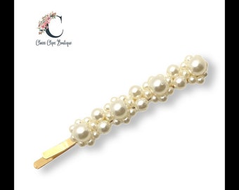 Flower Imitation Pearl Beaded Bobby Pin Clip Wedding/Special Event/ Prom/Grad