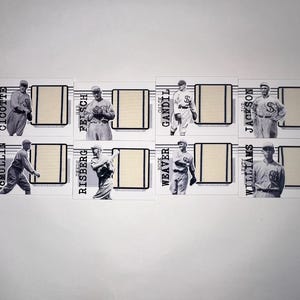 Chicago Black Sox Custom Card Lot Featuring All Eight Players from the Scandal