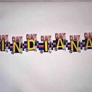 Caitlin Clark Custom Patch Card Full Team Name Indiana Fever
