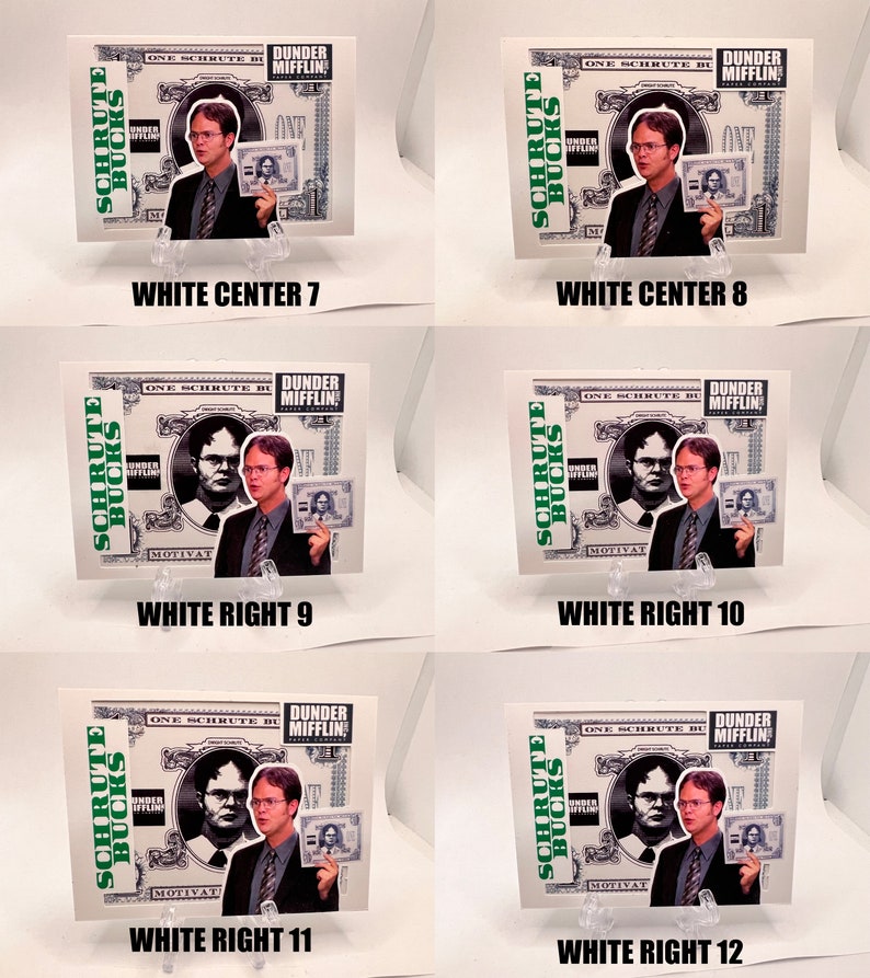 Dwight Schrute Bucks the Office Custom Patch Card Dunder Mifflin - Etsy