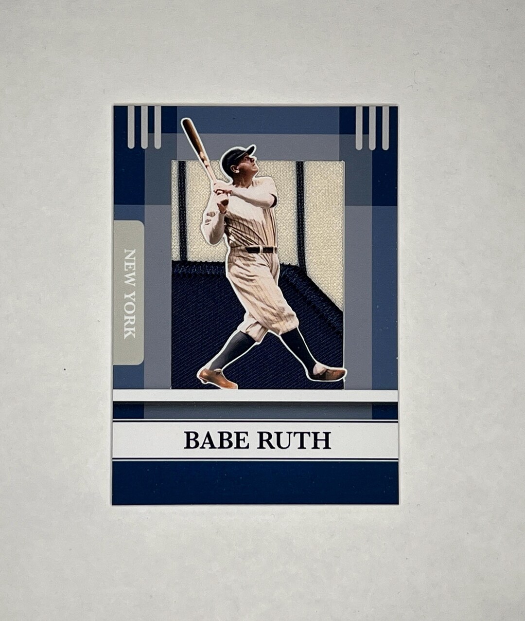 Babe Ruth New York Yankees Custom Patch Art Card GOAT Series - Etsy