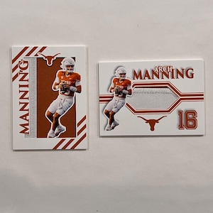 Arch Manning Texas Longhorns Football Custom Patch Art Card