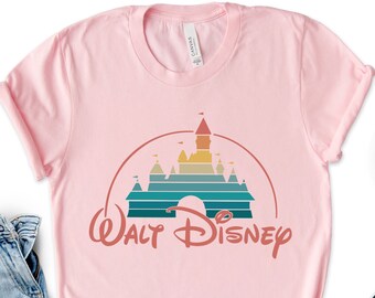 Walt Disney Castle Shirt, Retro Disneyland Tee