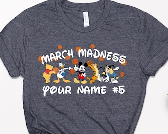 March Madness Personalized Basketball Shirt, Custom March Madness Basketball Shirt, Custom Basketball T-shirt, Personalized Basketball Shirt