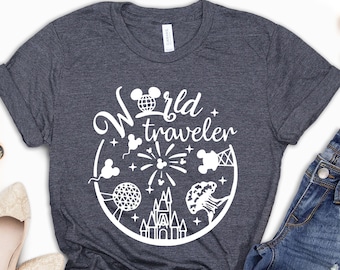 Disney World Traveler T-Shirt, Gift for Disney Lover