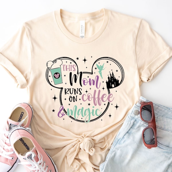Camiseta Disney "Mamá Café Mágico", regalo para el Día de la Madre