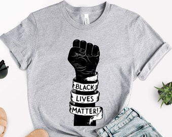 Black Lives Matter Graphic Tee, Equality BLM Shirt