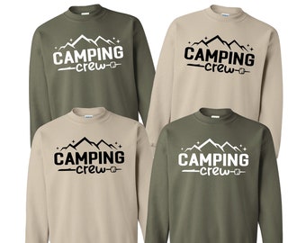 Camping Crew Sweatshirt, Adventure Hoodie, Camp Life