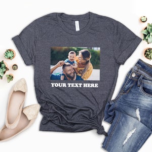 Custom Photo T-Shirt, Personalized Family Picture Tee