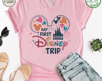 My First Disney Trip 2026 Shirt, Disneyland Vacation Tee