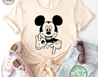 Six Seven Meme Shirt – 6 7 Mickey Hands Funny Tee