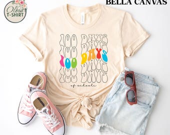 100 Days Of School T-Shirt, Student Celebration Tee