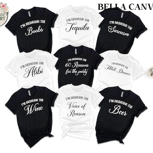 Custom I&#39;m Bringing The Birthday Party T-Shirts,  Funny Matching Tees, Custom Birthday Group Shirts, th 40th 50th 60th 70th Birthday Tees