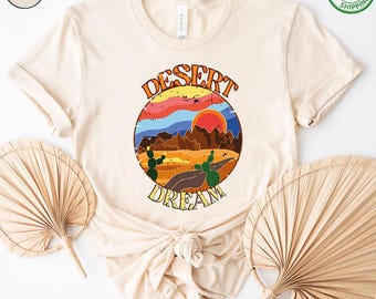 Arizona Desert Vibes Graphic Tee, Boho Western T-Shirt