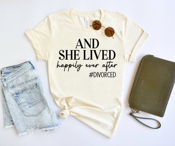 Divorced T-Shirt, Happily Ever After, Divorce Party Tee
