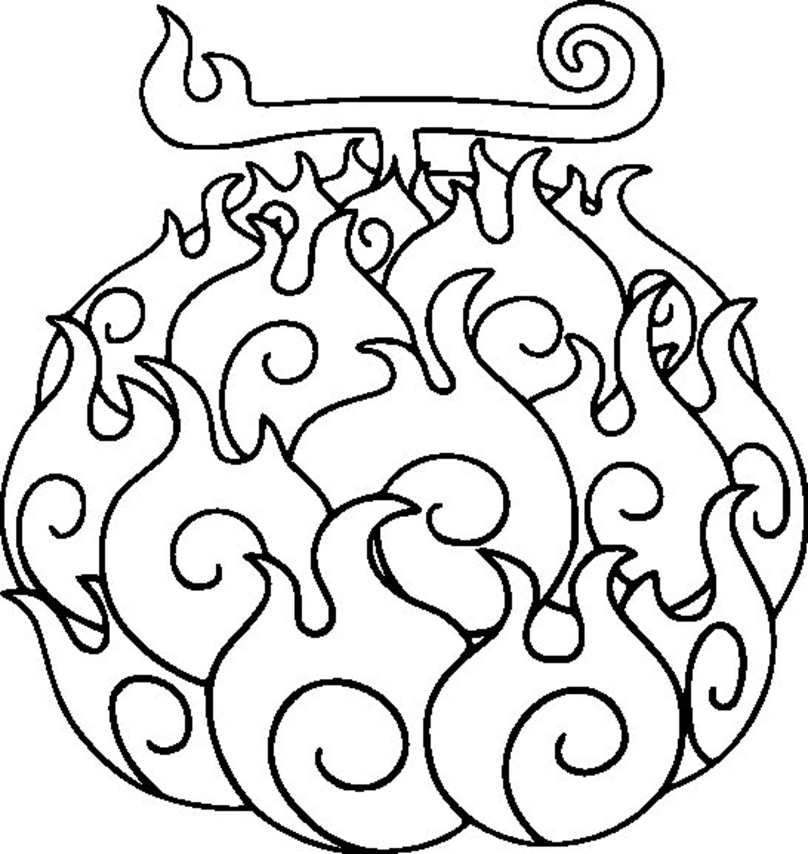 One Piece Mera Mera No Mi Devil Fruit Svg Png Jpg Eps Pdf Etsy