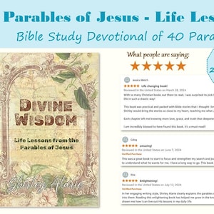 Divine Wisdom: Life Lessons from the Parables of Jesus - Devotional Bible Study. Digital Download
