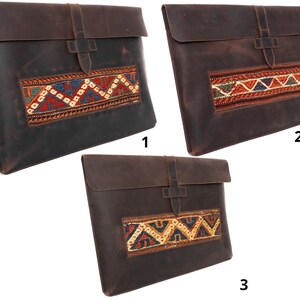 Handcrafted Brown Leather Laptop Cases: For MacBook Pro 16 & 15 Models