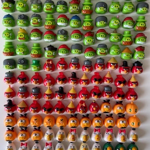 Mega Huge Lot of Very rare Angry Birds , Rovio Figurines, Toys Total of 139 pcs. Produced only in 1 Country in 2014