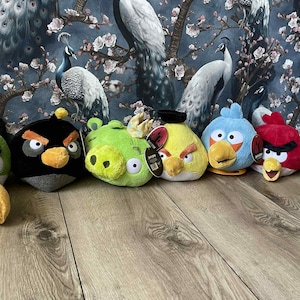 Rare peluche Angry Birds, lot de peluches 2009-2012 avec étiquettes, choix du collectionneur