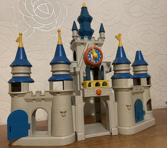 ディズニーファインアート BLUE CASTLE（ブルーキャッスル／ピノキオ） Huge Vintage Toy Castle 1987 - Etsy
