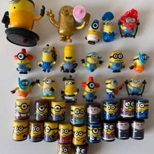 The Minions Despicable Me Figurines, Toys Mixed Set Lot Collectibles Kinder, McDonald's and more