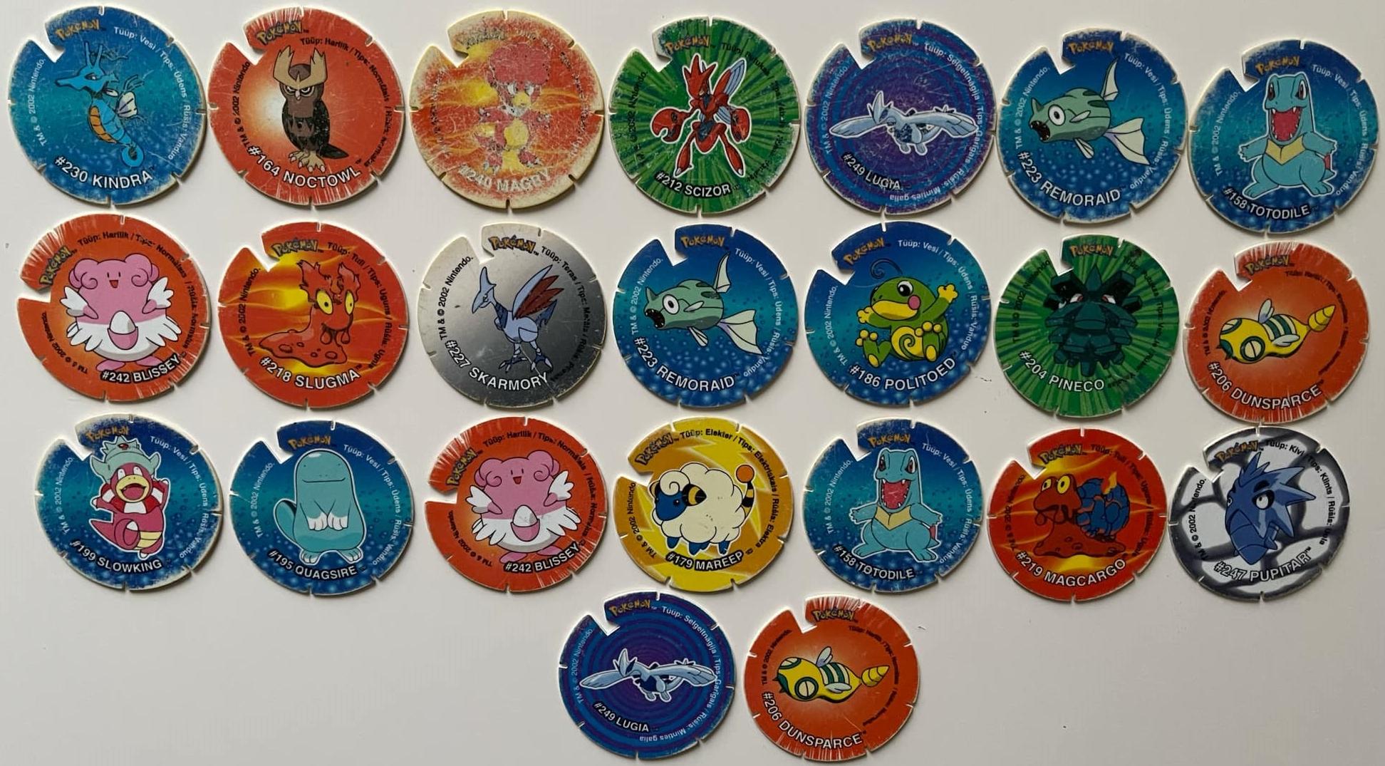 Very Rare Vintage Pokemon Tazo 5. Produced Only in Baltics