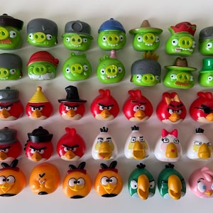 VERY RARE Angry Birds Rovio 2014 Figurines, Toys Mixed Lot of 44 Figurines Per lot