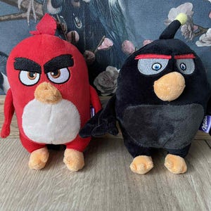 Very Rare Rovio Angry Birds 2 Plush,Stuffed Toys Lot Produced only for Milka Chocolate 2019