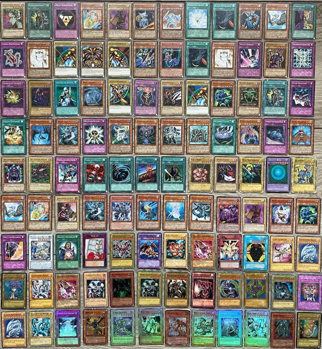 Yu-gi-oh! Vintage Rare Old Mega Huge Mixed Cards Lot, Total of +