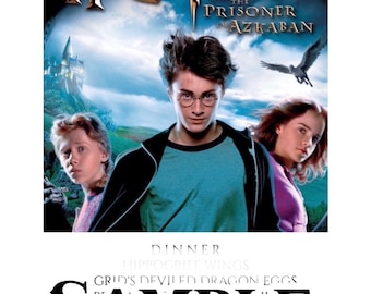 The prisoner of Azkaban dinner & a movie