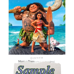 Moana Theme Dinner & a Movie