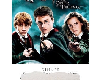 Order of the Phoenix dinner and a movie