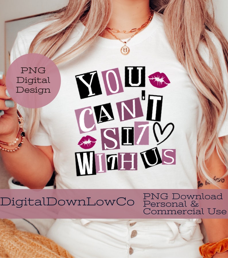 Burn Book Bundle PNG Digital Download, You Cant Sit With Us, on ...