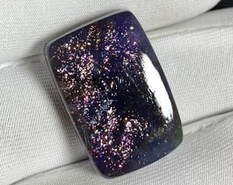 19.95 Cts Beautiful Bloodshot lolite Sunstone Cushion Shape Loos Cabochon Sparkling Iolite Sunstone Dainty For Pendant jewelleryGift for her