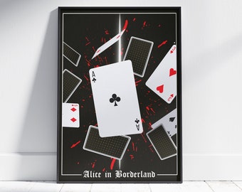 Alice in Borderland Poster- Arisu- Karube- Chouta- Japanese Drama