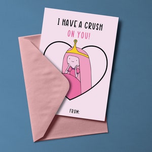 Prinses Bubblegum Valentijnsdagkaart-Marceline en Prinses Bubblegum-Lgbti Valentijnskaart-Avontuurtijdkaart
