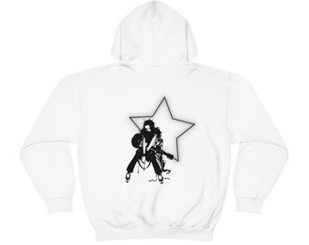 Sweat à Capuche Manga Nana Osaki - Zip Harajuku - Coupe Ample - Hommes/Femmes - Graphisme Anime Black Stone