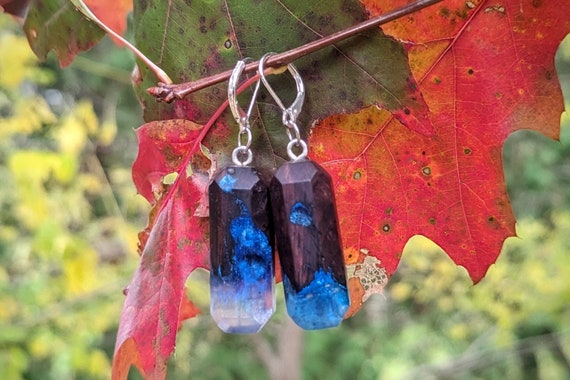 California Redwood Earrings - Nature Inspired Jewelry - Exotic Gifts