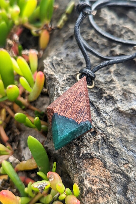 Green Storm Pendant - PNW Forest Necklace - Deep Forest Jewelry - Emerald Green Necklace - Nature Inspired Jewelry - Calming Necklace