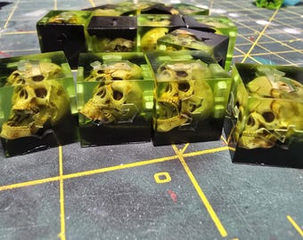 Dados personalizados por encargo: Dados de guerra hechos a mano (12 dados de seis caras)