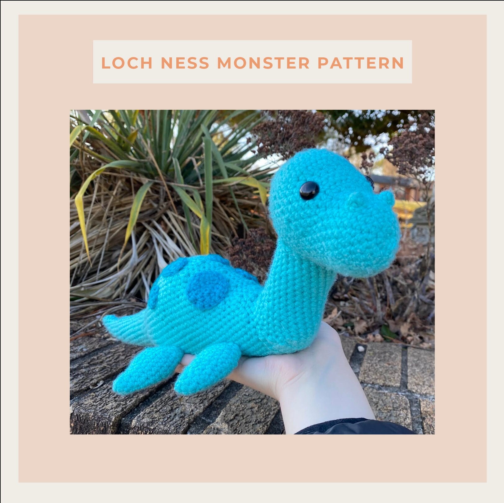 Peluche Monstre Loch Ness 20cm - Peluches - Le Comptoir Irlandais