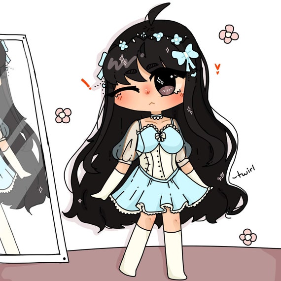 Full Body / Chibi Art Commission Chibi Character Digital Etsy