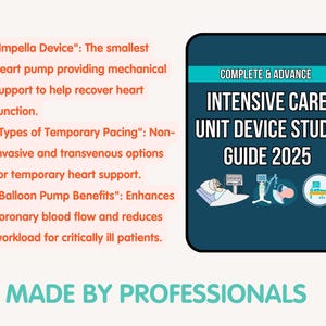 Hoja de referencia para dispositivos de UCI: Guía Impella y IABP (descarga digital) imagen 3